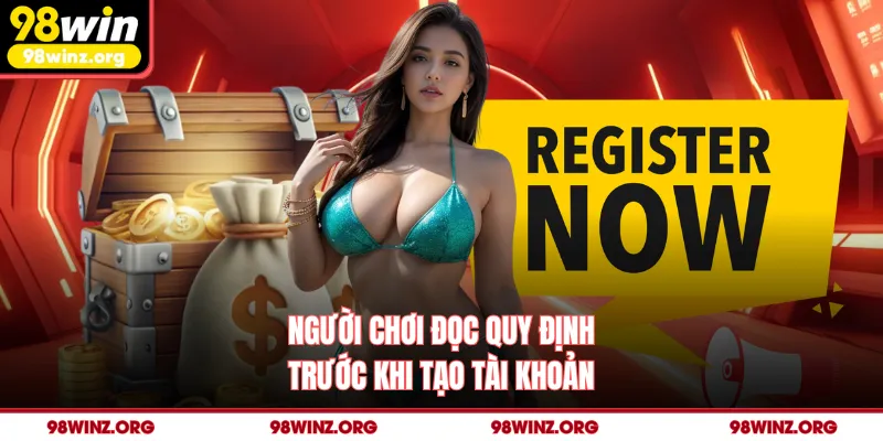 Người chơi đọc quy định trước khi tạo tài khoản